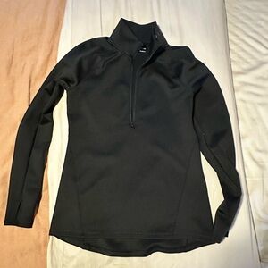 Womens under armor black 1/4 zip